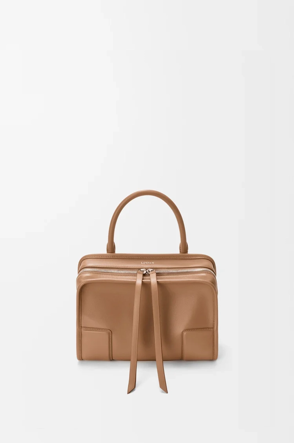 Loewe Маленькая сумка Amazona 180 из мягкой телячьей кожи, мокко