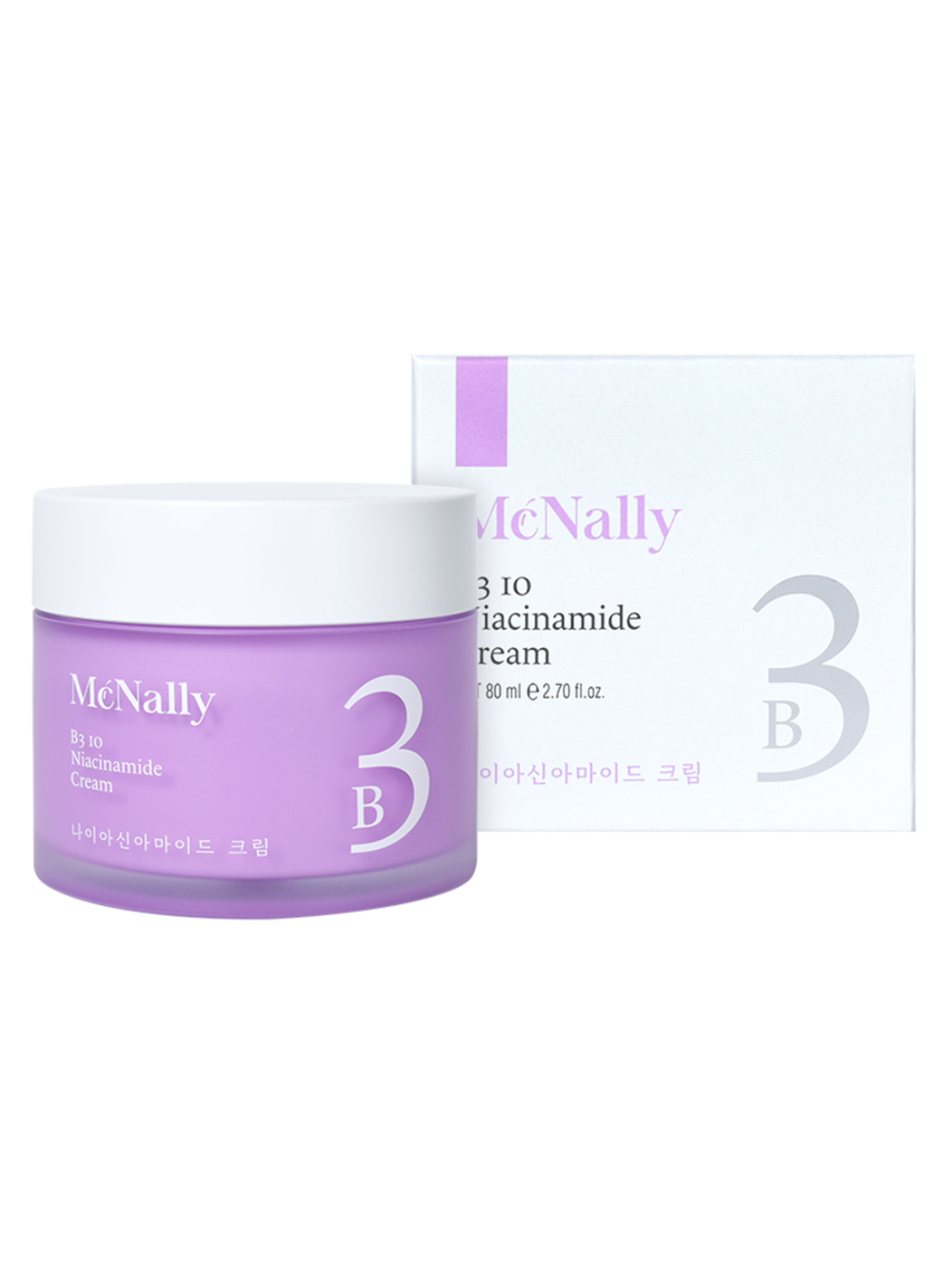 MCNALLY - КРЕМ ДЛЯ ЛИЦА С НИАЦИНАМИДОМ B3 10 NIACINAMIDE CREAM, 80 МЛ