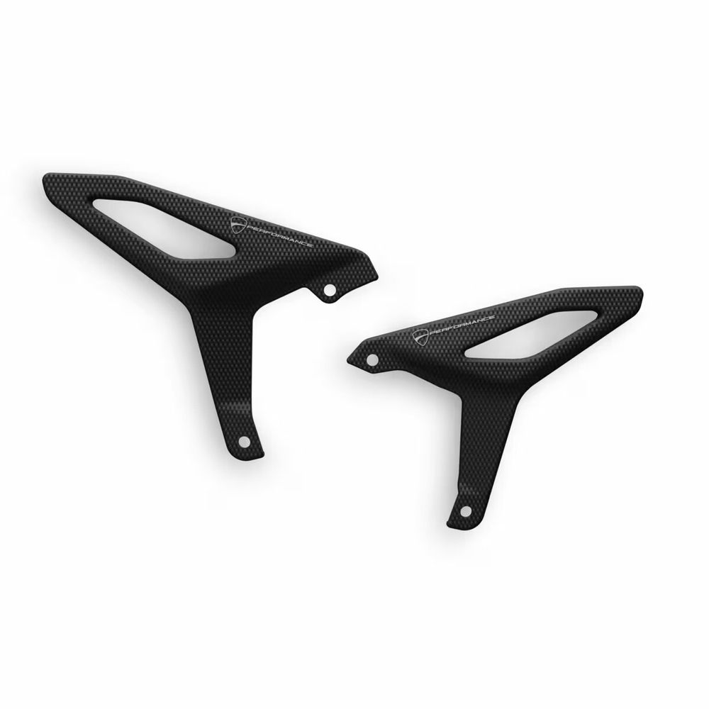 96982221AA DUCATI CARBON HEEL GUARDS (SF V4)