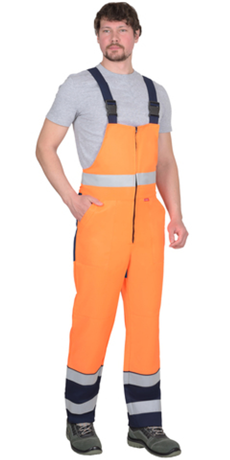 Полукомбинезон СИРИУС-ТЕРМИНАЛ-3-РОСС оранжевый с темно-синим