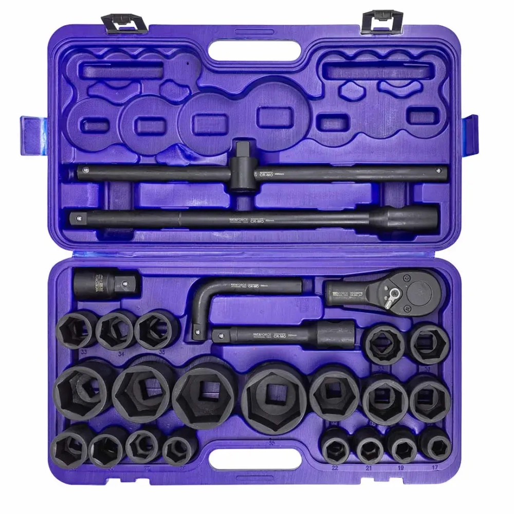 Набор инструментов ударных 26пр. 3/4''(6гр.) YATAFORCE YF-68262-5MPB