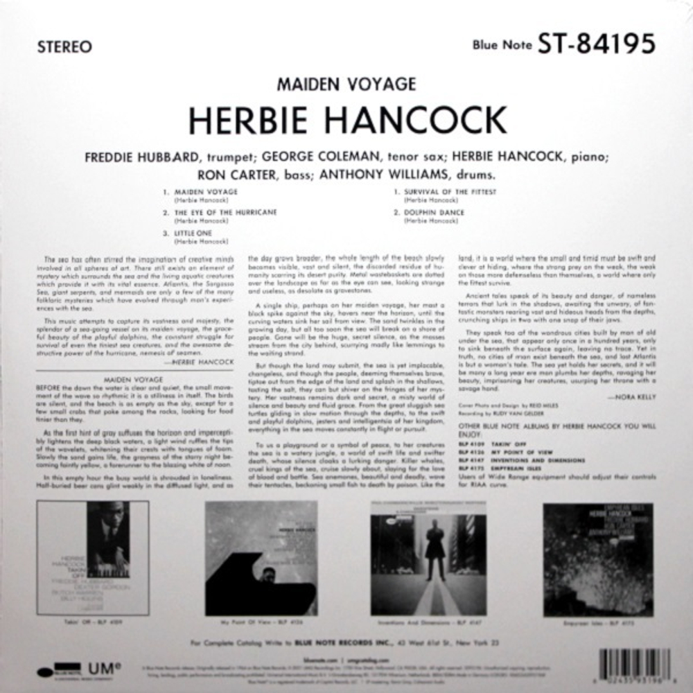 Herbie Hancock / Maiden Voyage (LP)