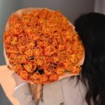 71 пионовидный оранжевый тюльпан – фото товара из салона цветов FloArt, доставка по Южно-Сахалинску