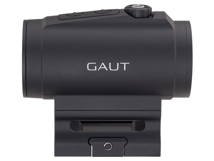 Коллиматорный прицел Gaut Tourmaline 1x29, закрытый, точка/круг красные, Weaver (G-C-29-MR)