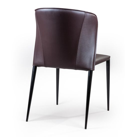 Стул Albert кожа цвет коричневый