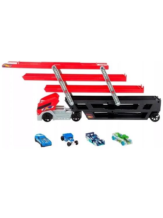 Набор Автовоз на 50 машинок Хот Вилс FPM81 паркинг парковка