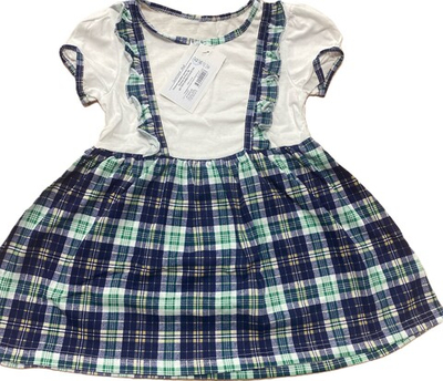 Платье детское имитация под сарафан легкое из хлопка на рост 86,92 ,104 см