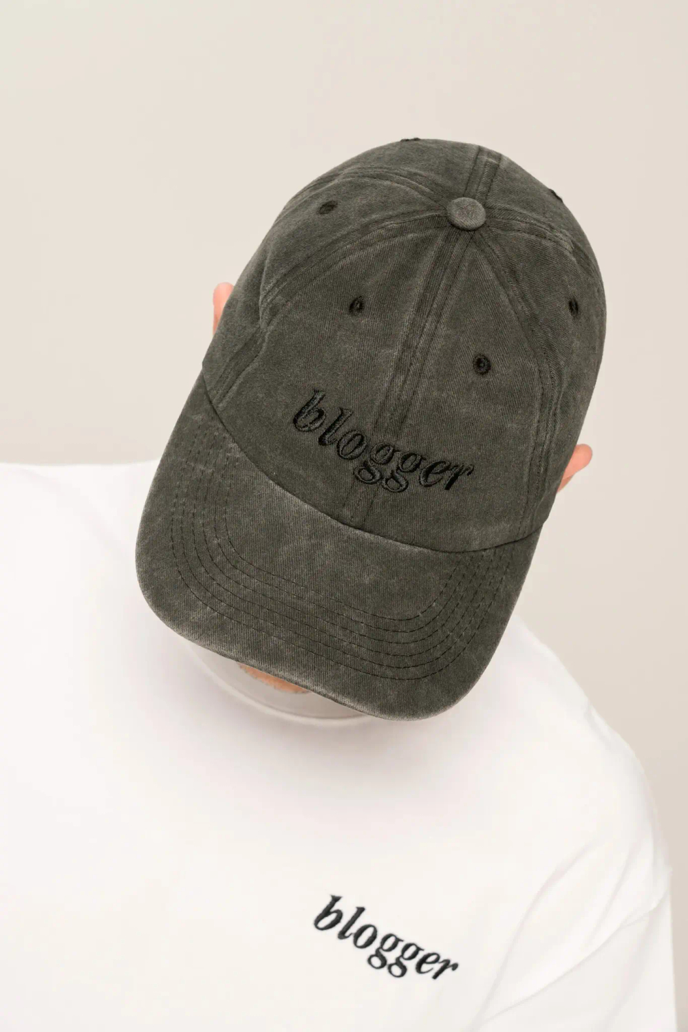 Кепка КУЛЬТУРА "BLOGGER", garment - dyed, черный