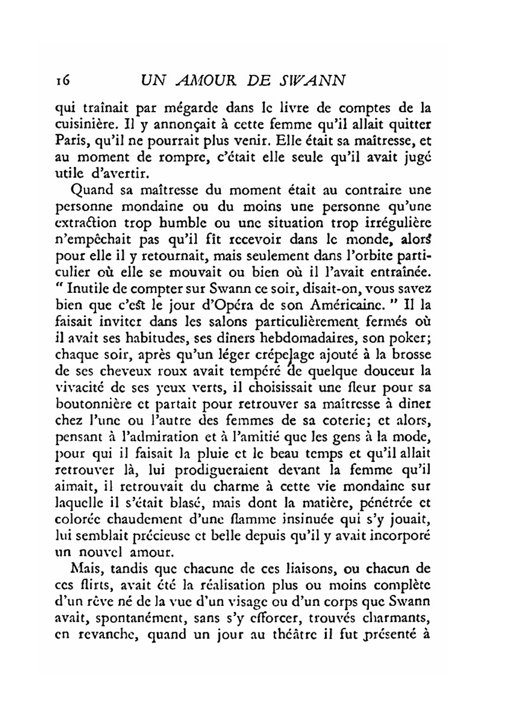 Un amour de Swann | Marcel Proust