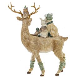 GAEM Фигурка декоративная "Олень", L19 W7 H25 см