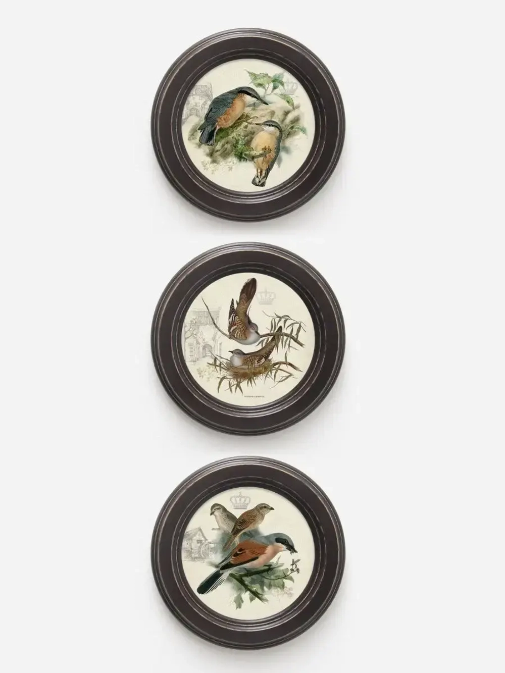 Картины на стену интерьерная на холсте 3 шт 17.5 см