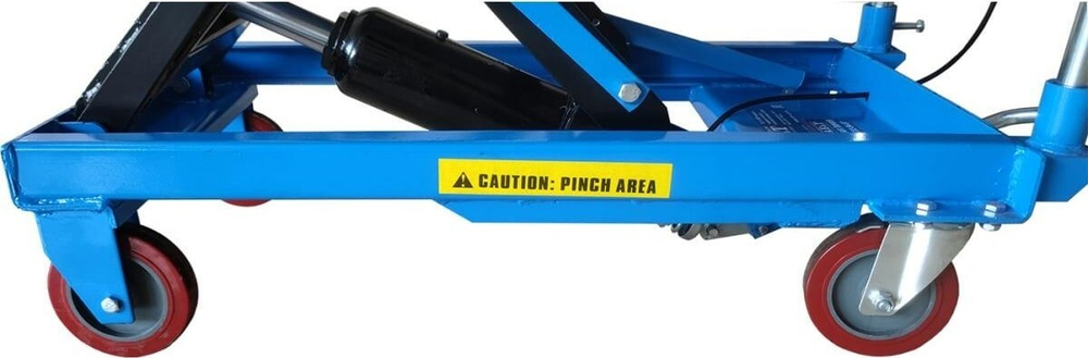 Тележка гидравлическая AE&T TLF-100 платформенная 1000кг