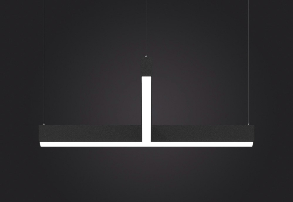 Светильник LED Т-образный LP85-BEND-T-1240 50Вт 4000К черный 1240х645х80мм DIOLUM