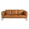 Трехместный диван Angel Cerda 6230 из кожи цвета Camel