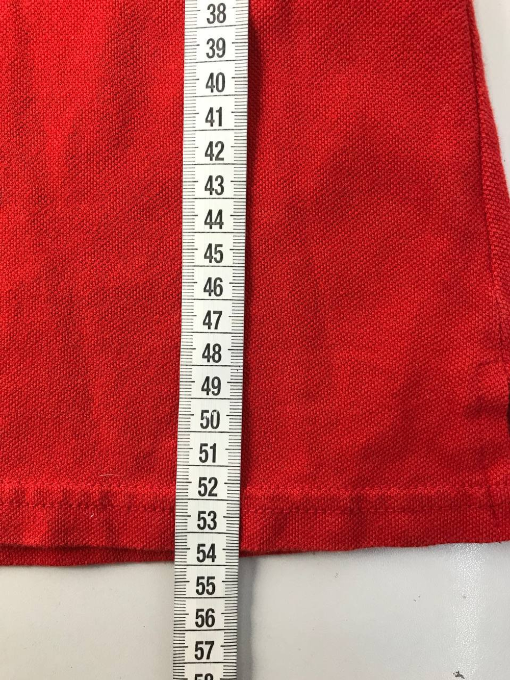 Футболка поло красная 44-46 размер