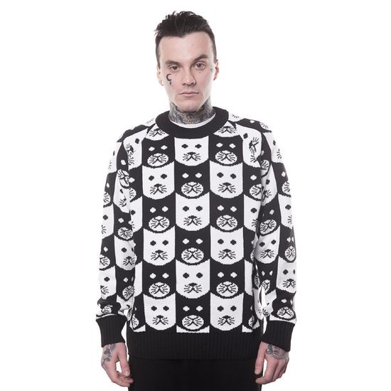 Свитер ЮНОСТЬ™ «Черное/Белое» (Черно-белый)