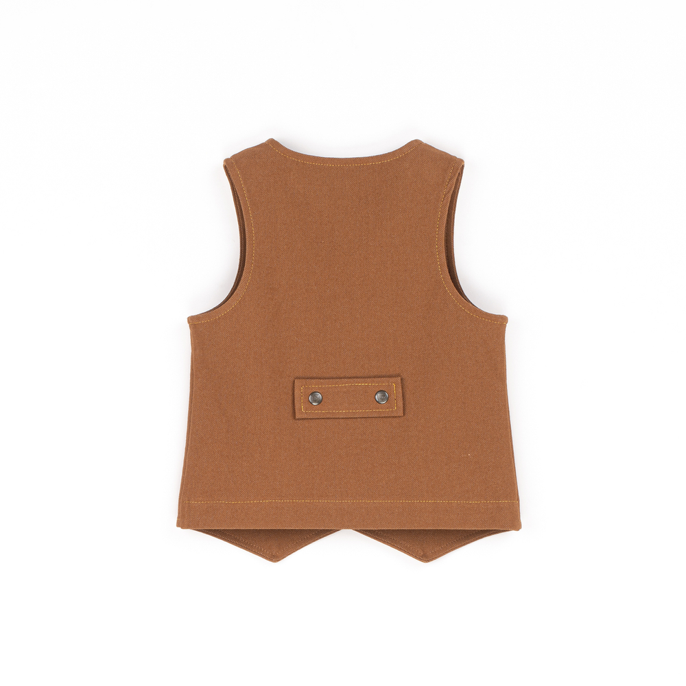 Жилет из джинскота "Песок"