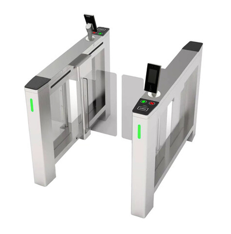 ZKTeco SBTL500FACE, биометрический распашной турникет с распознаванием лиц