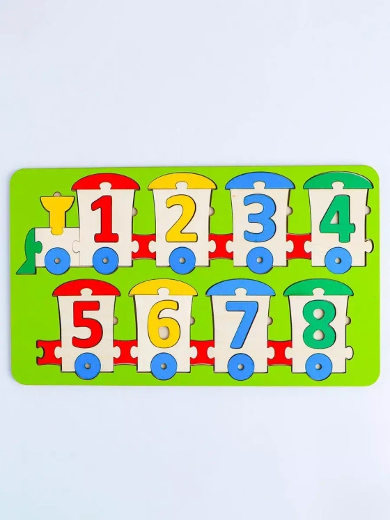Пазл-конструктор Паровозик Цифры