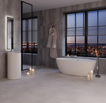 NT Ceramic Cemento Bianco 60x60