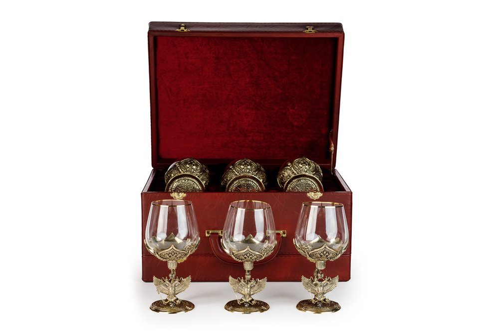 Бокалы для коньяка "Гербовый" 6 шт