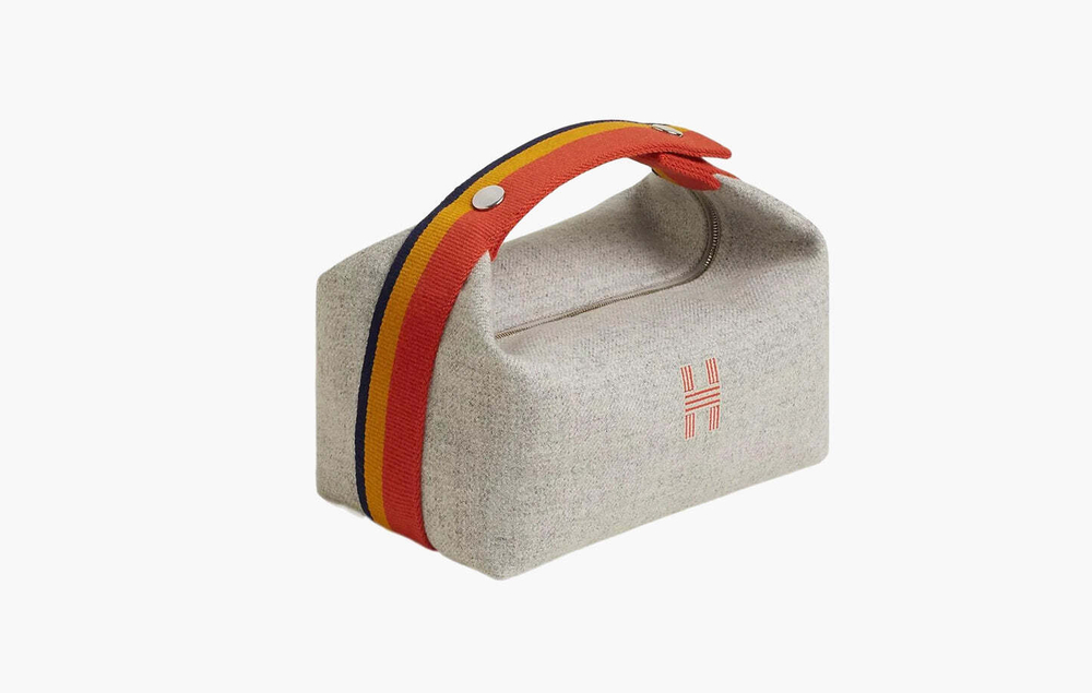 Сумка Hermes Small Bride-A-Brac Case "Wool & Gris Flanelle"