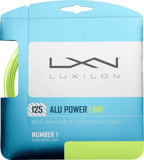 Теннисная струна Luxilon Alu Power Lime - 1,25 Set (12,2 м)