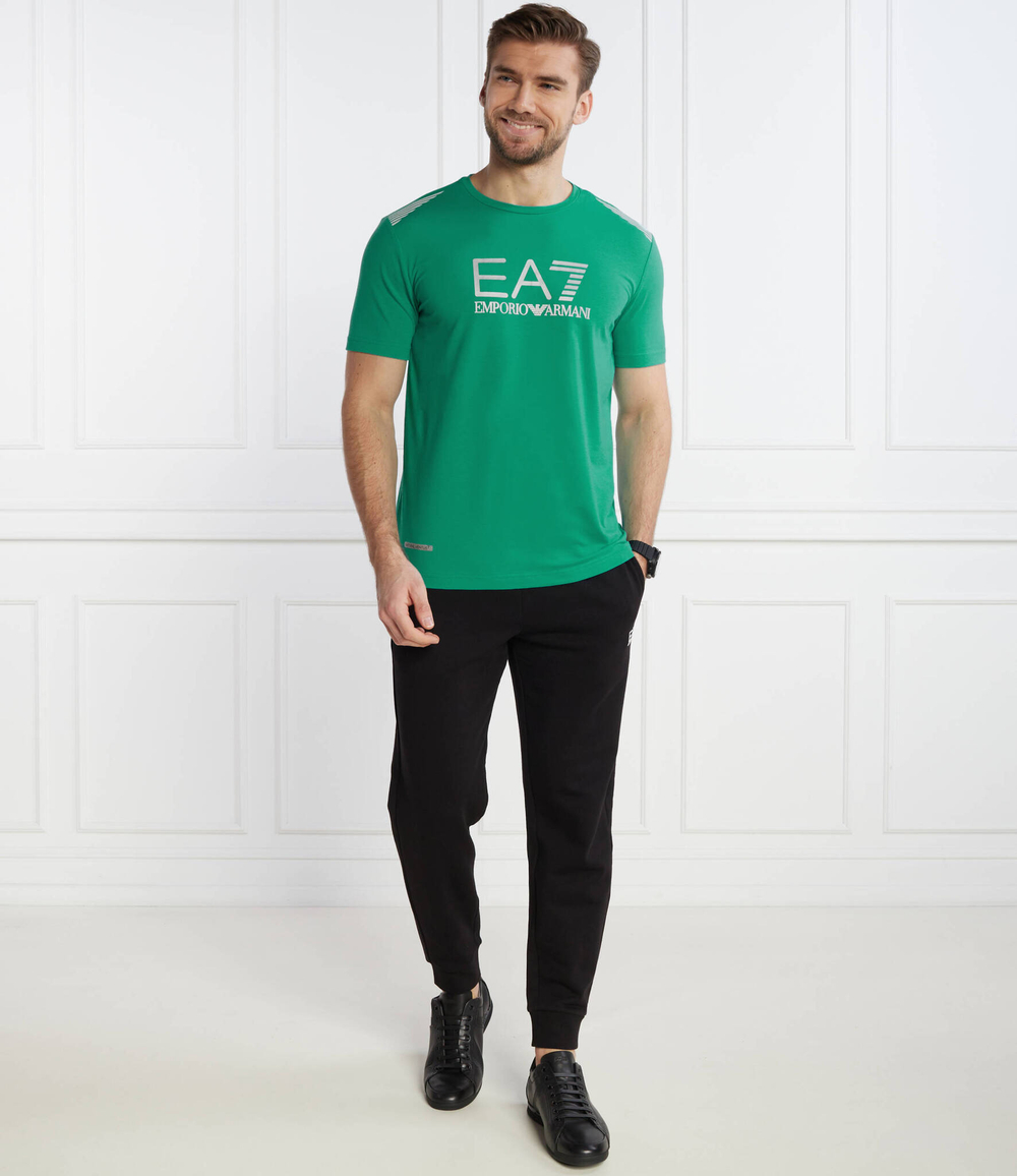 Футболка EA7 - зеленый(3DPT29 PJULZ)