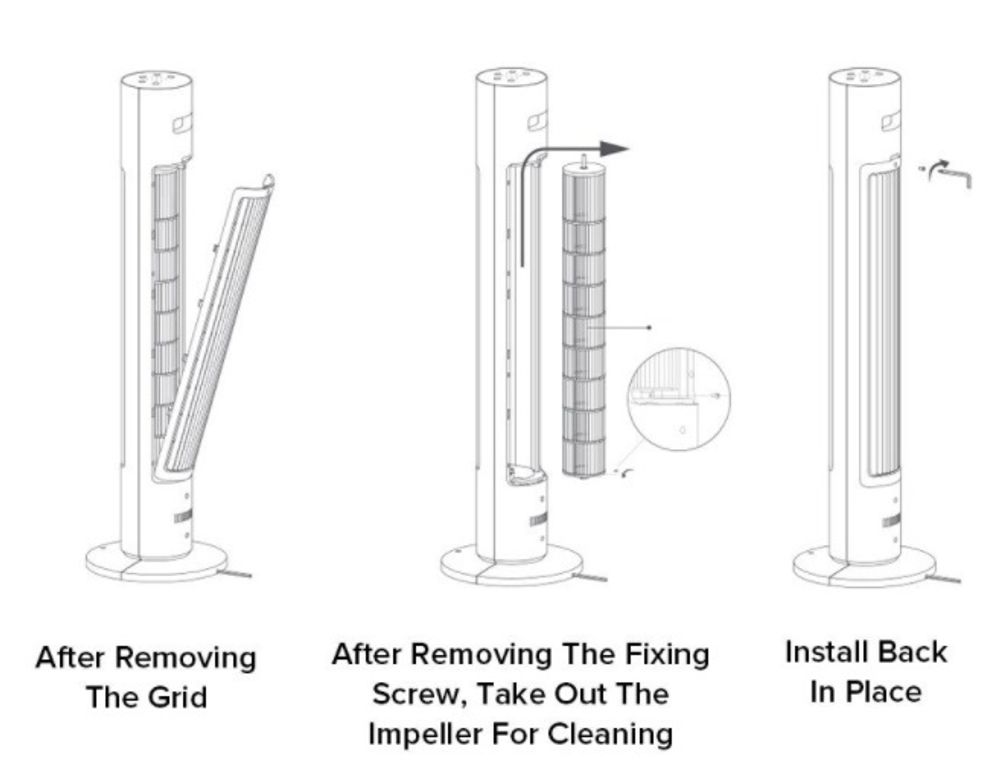Колонный вентилятор Xiaomi Mijia DC Frequency Conversion Tower Fan (BPTS01DM) (white)