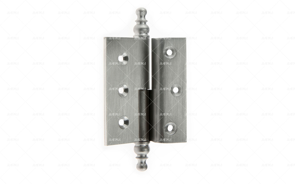 петля 60 мм угловая мебельная никель матовый хром