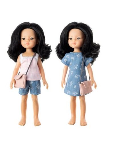 Летняя одежда с сумкой для кукол Paola Reina 32 см (928)