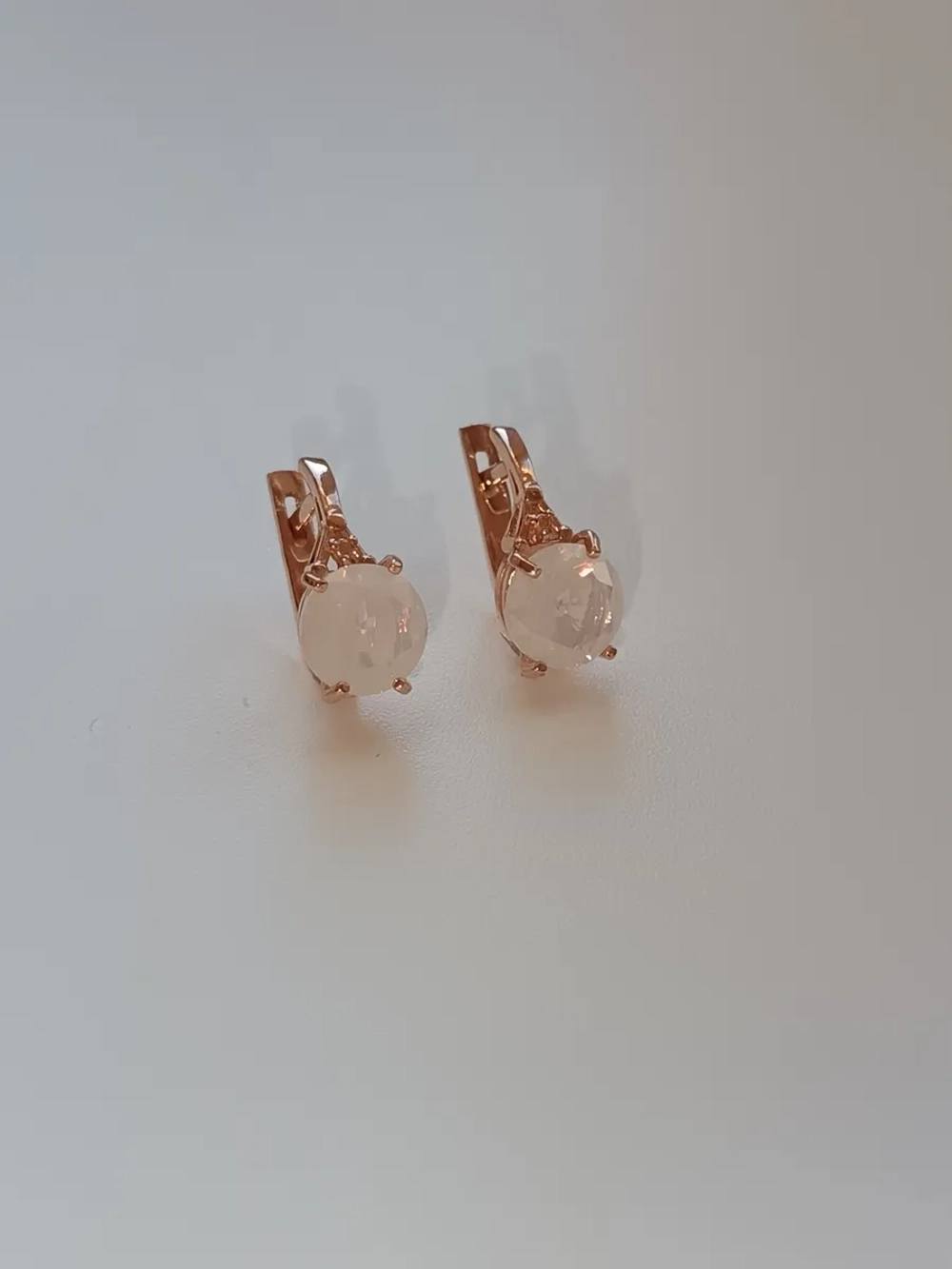 Серьги серебряные с опалом