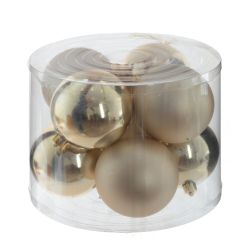 GAEM Набор из 8шт Украшение новогоднее "Шар", D 10 см, L24 W24 H18,5 см