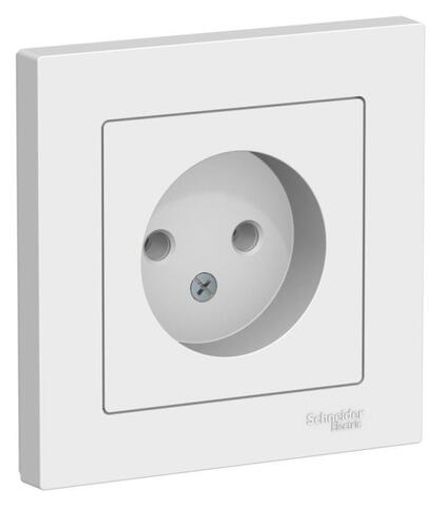 Розетка AtlasDesign без заземл. 16А в сборе лотос SE ATN001340