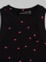 Летний кроп топ трикотажный детский