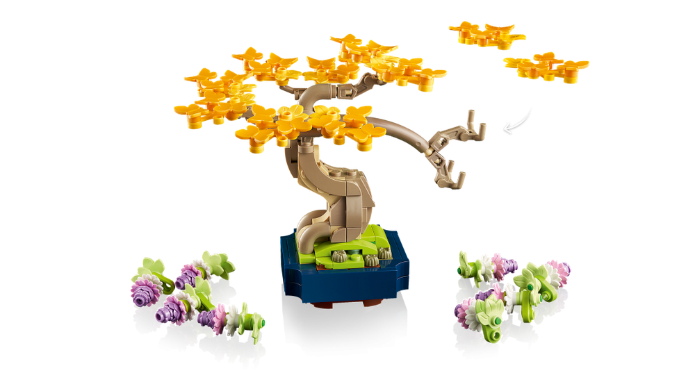 Конструктор LEGO 10373 Зеленые растения, оригинальный набор Botanical Collection