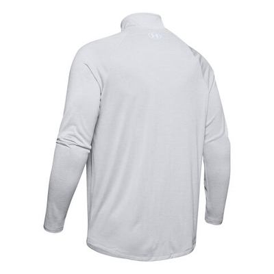 Мужское теннисное поло Under Armour Tech 2.0 Half-Zip Long Sleeve Men - Lightgrey, Grey