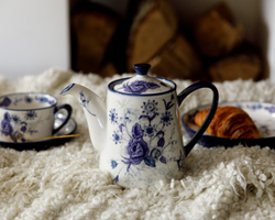 Kitchen Craft Чайник London Pottery 900 мл Голубая роза