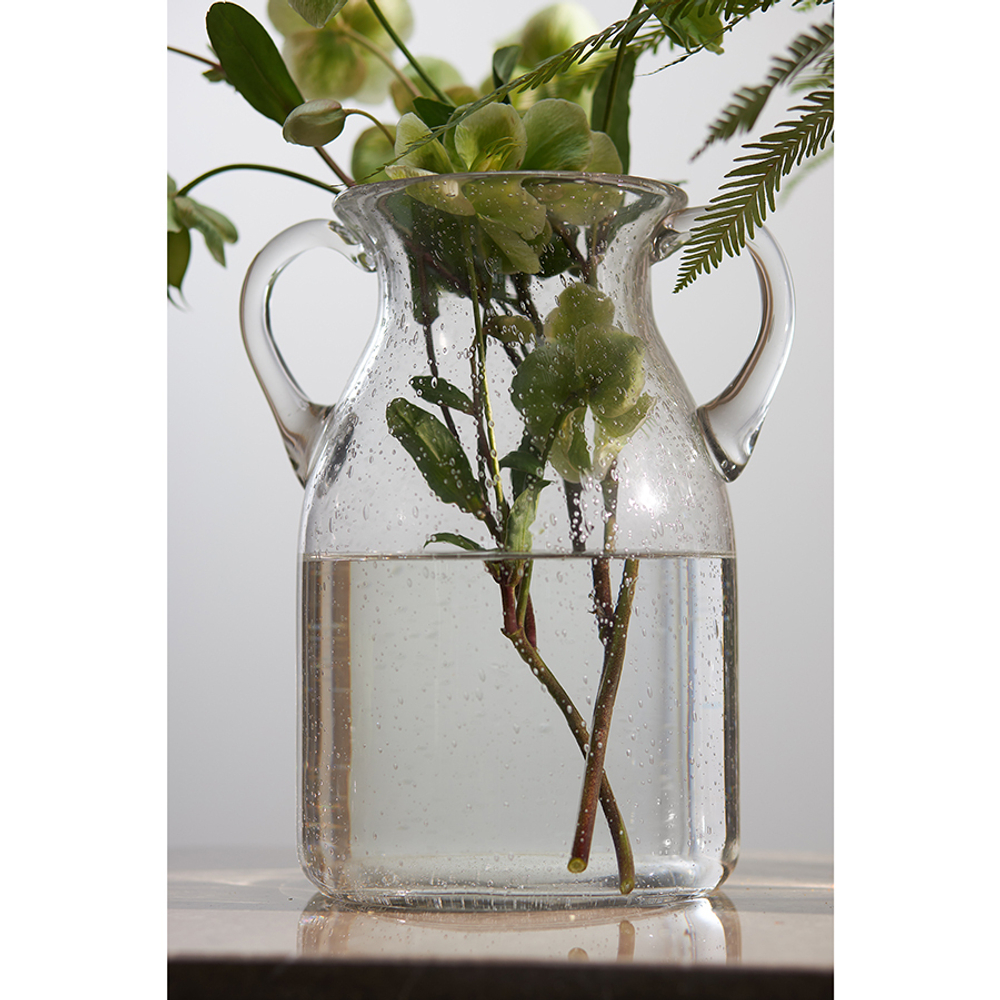 Ваза Flowi, 25 см, прозрачная