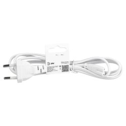 Кабель питания для линейного светильника ЭРА FT-С7-plug-1,5 коннектор IEC C7 длина 1,5 м | Аксессуары для фито светильников