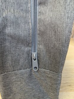 Термосумка для обеда, маленькая темно-серая 0331-2