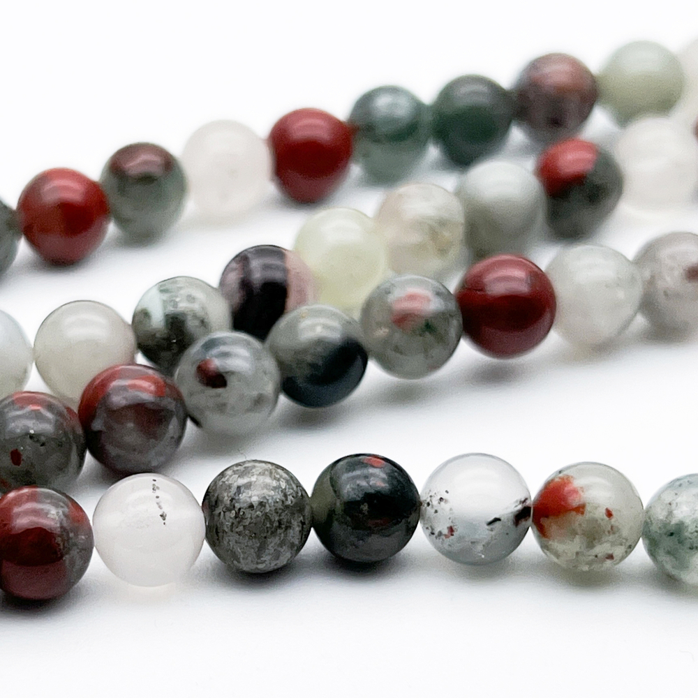 Яшма бусины, диаметр около 6,5-6,7 мм, цена за 27-28 шт (1/2 нити)