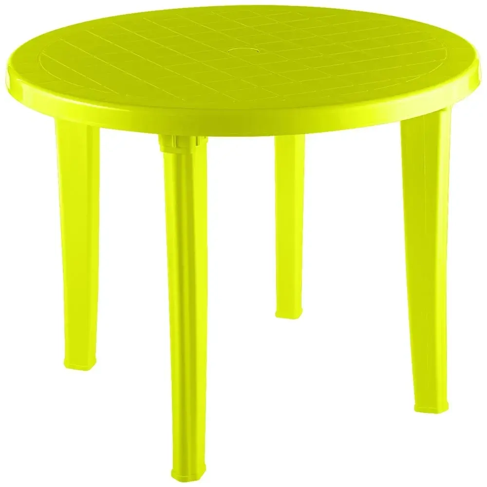 Стол круглый салатовый 950х740мм