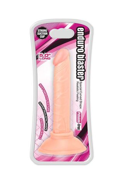 Анальный фаллоимитатор на присоске - 14 см. (Цвет: телесный)