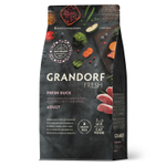 Сухой корм GRANDORF FRESH для взрослых кошек Свежее мясо утки с бататом