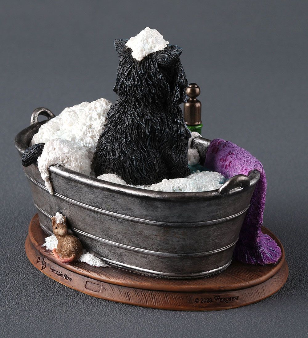 Veronese WS-1357 Статуэтка «Кот - Банный час» (Лиза Паркер)