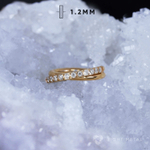 Кликер Weave Crystal PVD Yellow 1.2мм