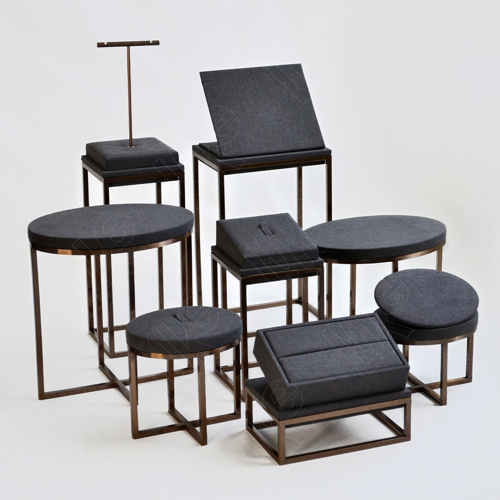 Комплект демонстрационного оборудования 547010-ЗГМБ (Замша ГРАФИТОВАЯ/Металл БРОНЗА )