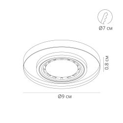 Точечный встраиваемый светильник Arte Lamp