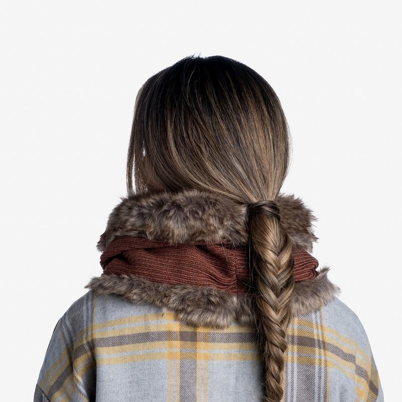 Модный шарф-труба Buff Neckwarmer Knitted Comfort Kesha Rosewood Фото 4